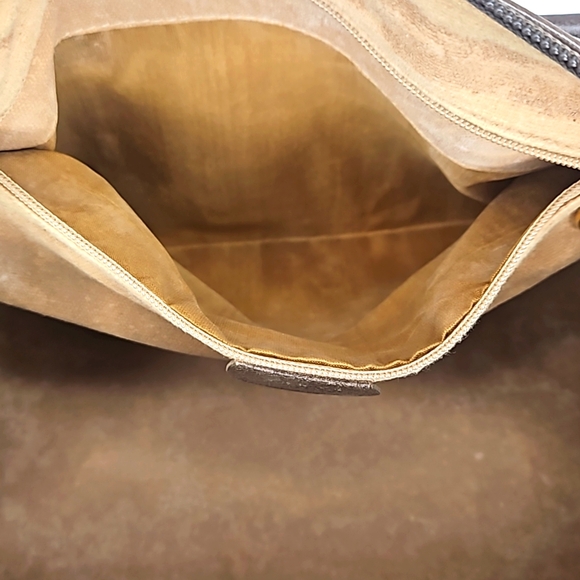 Authentic Gucci Monogram Classic Satchel Vintage Handbag Purse Authentic - Picture 12 of 17